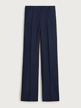 J. Crew Natalia Trousers Navy 10 Tall